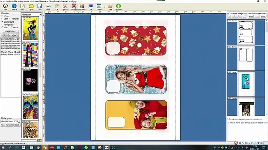 Sistema/macchina di bellezza per smartphone per la decorazione di pelle/adesivi/pellicole/membrane