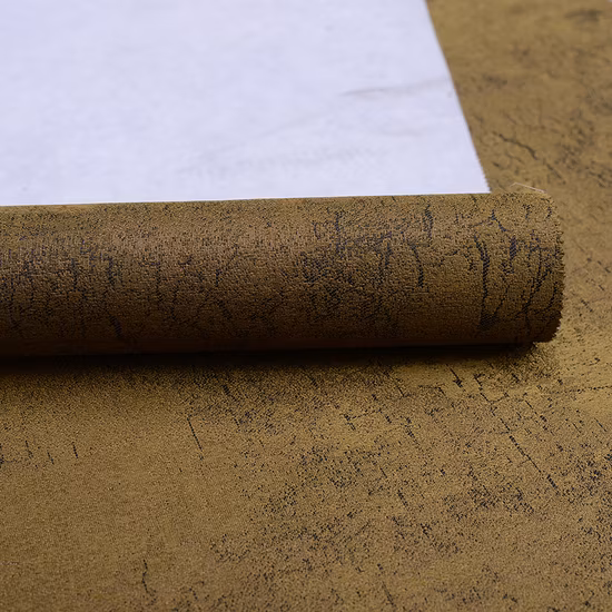 Fr Goffratura 260GSM con colla Decorazione della parete in tessuto PVC Carta da parati